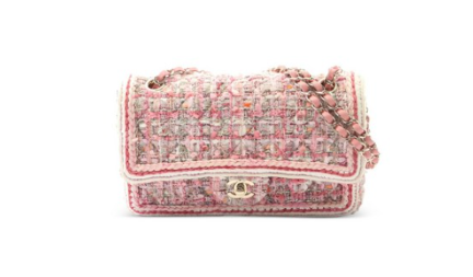 샤넬 중고 2019 클래식 플랩 트위드 숄더 백