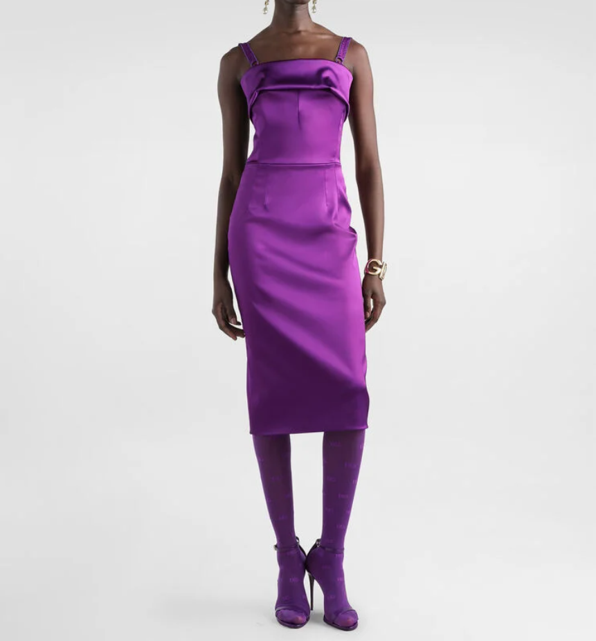 솔로지옥5 4화 이다희 돌체앤가바나 피티드 새틴 드레스 제품 이미지