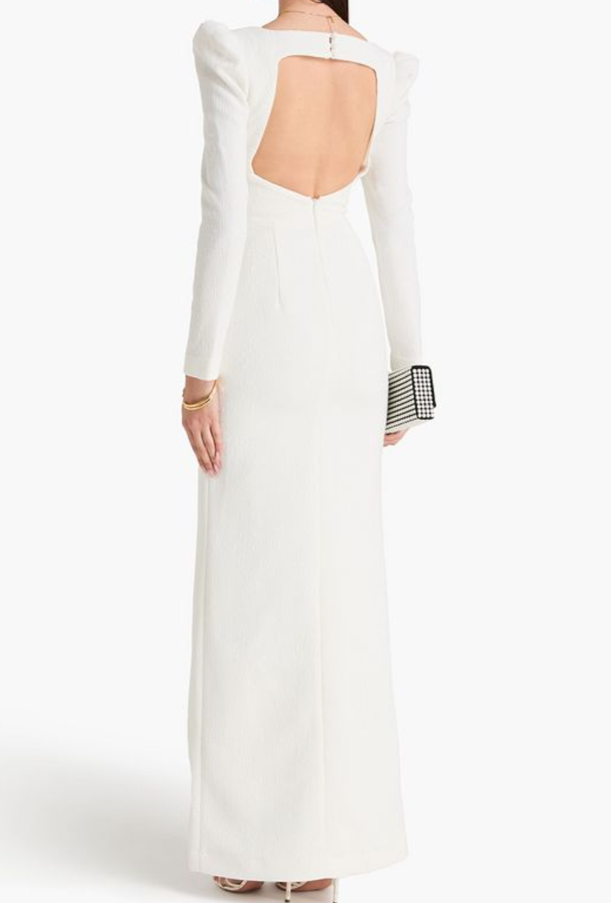 REBECCA VALLANCE Madeline 컷아웃 클로케 가운 후면 제품 이미지