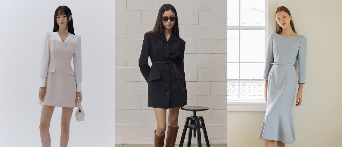 스트레이트 체형을 위한 10만원대 원피스 | 이바나헬싱키 · 비에이유 바이 브라이드앤유 · 로맨시크